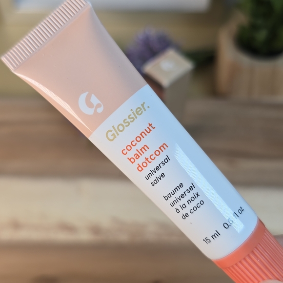 Glossier Coconut Balm Dotcom Universal Salve For Skin Full Size New - Picture 8 of 8